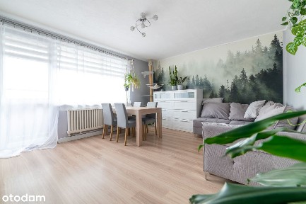 Atrakcyjne mieszkanie na parterze w bloku.