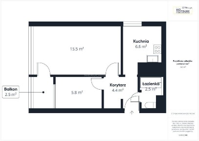 Dwupokojowe mieszkanie