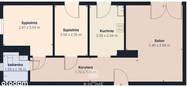 Komfortowe mieszkanie z tarasem 77 m² Nowe Żerniki