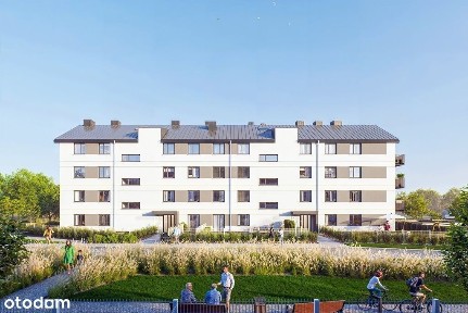 Dwupokojowe mieszkanie z dużym balkonem