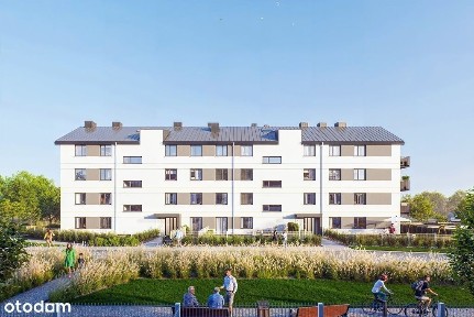 Dwupokojowe mieszkanie z dużym balkonem