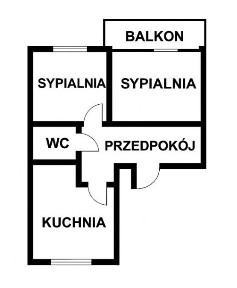 Przestronne 2-pokojowe mieszkanie (52m²) - Wałbrzy