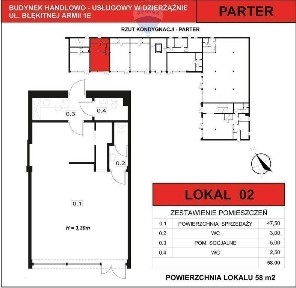 Nowoczesny lokal usługowy w dobrej lokalizacji.