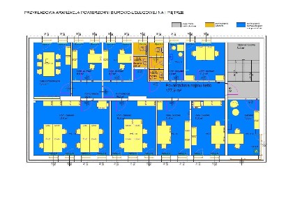Biuro w centrum Ząbek, 1 piętro, 3 lokale