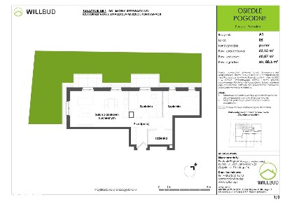 Osiedle Pogodne | mieszkanie 3-pok. | OP/A1/P0/05