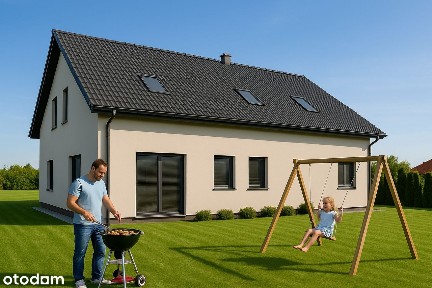 Dom wolnostojący jednorodzinny na działce 1000m2