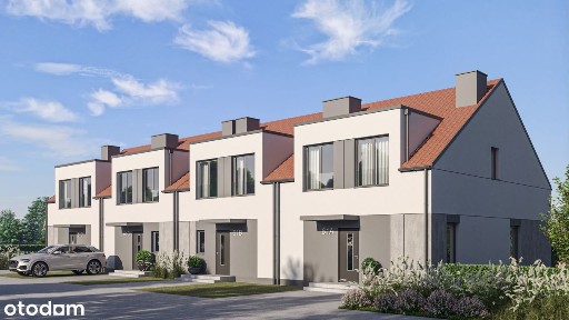 Nowoczesne domy w zabudowie szeregowej - Brodzka 61, Wrocław