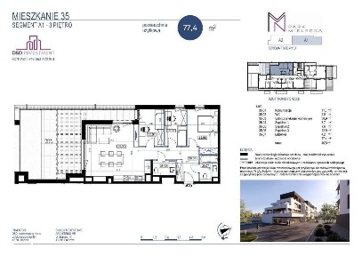 *** PARK MIELECKA*** Apartament 74m + 46m taras