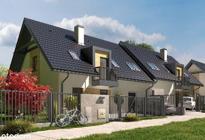 Dziekanowice - bliźniak | ogród | garaż | balkon