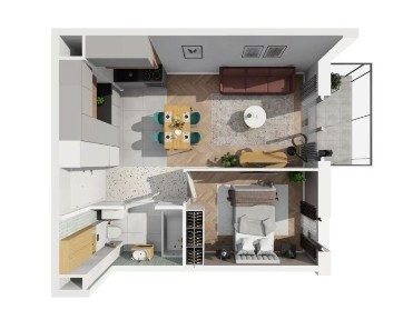 Tramwaj autobus i wszystko inne na osiedlu | 2 pok. od zachodu