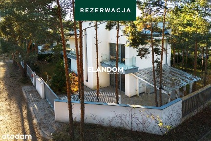 Dom wolnostojący w otoczeniu lasu Józefów