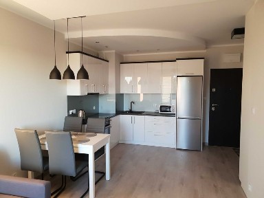 Nowe Mieszkanie Milosza 40m2, Umeblowane,Pokoj + Salon z aneksem