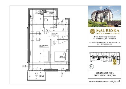 Osiedle Maureska | mieszkanie 2-pok. | C.9