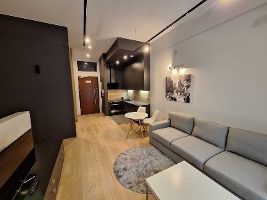 Loftowy apartament z sypialnią, Księży Młyn, ul. Tymienieckiego 25C