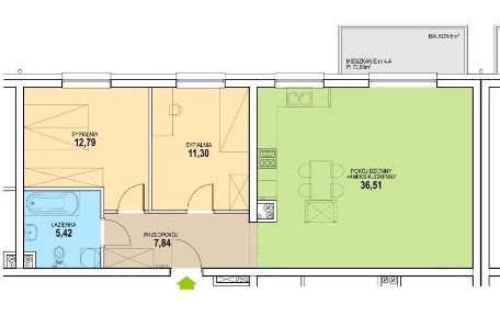 Osiedle Niwa | mieszkanie C3819