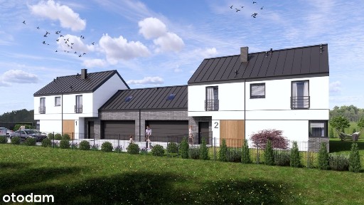 Nowoczesny dom z ogrodem i garażem na sprzedaż