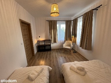 Apartament dwupoziomowy bezczynszowy 200m od morza z własną działką