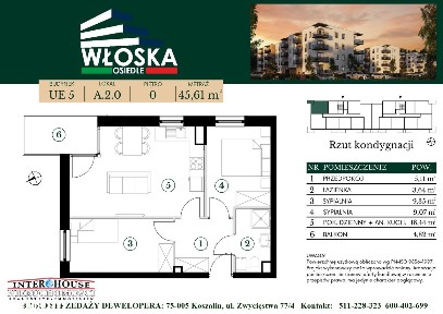 Nowe przytulne 3-pokojowe z aneksem, balkonem, wysoki parter, UE