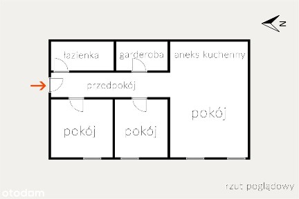 NOWA CENA, 2600 zł m2! Mieszkanie 3 pokojowe o powierzchni 76.66 m2