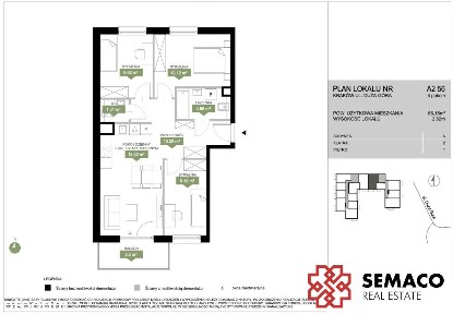 Podgórze I 4pok I 66,16 m2 | Bez Pcc i Prowizji