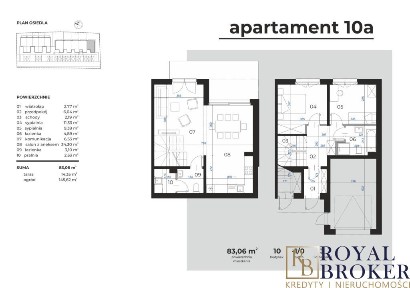 Mieszkanie 98,92 m2 | garaż | duży ogród | Słocina