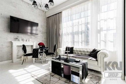 Loft w stylu glamour przy ul. Kopernika