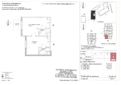 2-pokojowe mieszkanie 50m2 + balkon