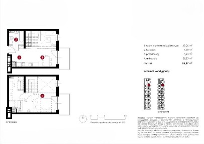 3pok. 56m2 | Antresola | 2-Balkony | 2-Łazienki | Gotowe do Odbioru!
