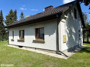 Dom parterowy 100 m² + poddasze do adaptacji - działka 12 ar