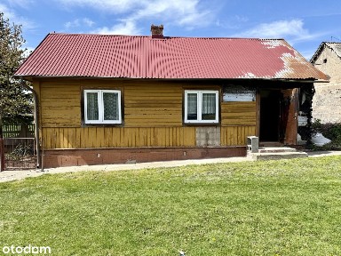 Drewniany dom 70 m2 do remontu - Pukarzów, gmina Łaszczów