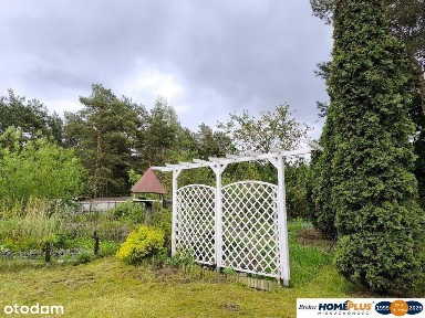 Domek letniskowy na działce budowlanej las rzeka