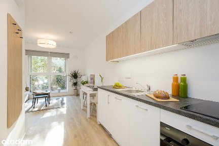 Studio 21 m², jasne, komfortowe, nowoczesne, zwierzolubne