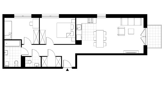 3-pokojowe mieszkanie 66m2 + balkon Bezpośrednio