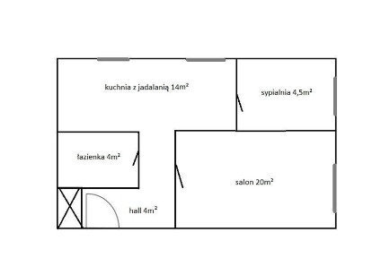 Wynajmę mieszkanie 2 pokoje 46 m² od 1 września - Środa Wlkp