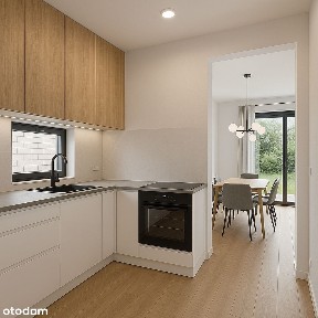 Funkcjonalny dom z garażem i jasną strefą dzienną