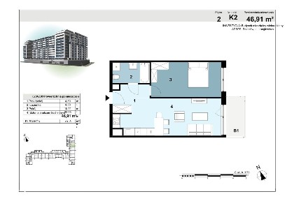 Nowe 2 pok Mieszkanie 47m2-Blisko Centrum-Prywatnie-Idealne na Wynajem
