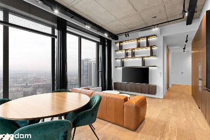 LUKSUSOWY APARTAMENT 112 m² SOKOLSKA TOWERS 16 PIĘTRO 2 MIEJSCA PARKIN