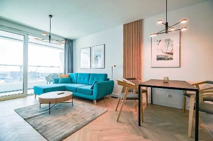 Nowoczesny apartament na 10 piętrze z widokiem na morze | Św. Piotra