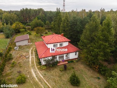 Dom 220 m² na działce 3000 m² ze stawem, Jeżewice k. Tarczyna