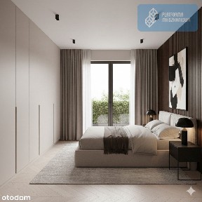 43 m² w centrum- nowoczesny układ + ogród na dachu