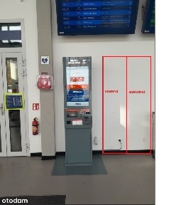 PKP Koluszki - powierzchnia pod automat vendingowy