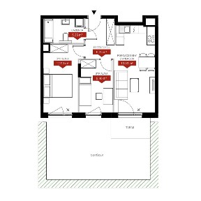 JASNE Mieszkanie 53.10m OGRÓDEK - JEŻYCE