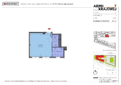 Lokal biurowy 42,53 m² (A.2.B5) | Armii Krajowej 7 etap I |Krzyki