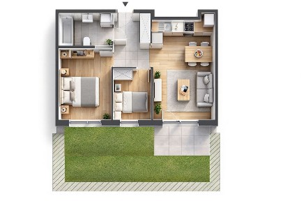 PREMIUM | 3pok. 53m2 z Dużym Ogródkiem +Taras | Tramwaj/Sklep - 3min