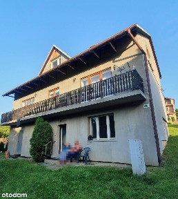 Piętro domu w Myślenicach blisko lasu