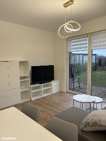 Mieszkanie 56 m² + ogród 350 m², garaż, kom., widok na jezioro