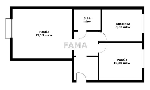 2-pok., dwustronne, Mielęcin, ul. Bartnicka, wolne