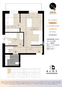 3 pokoje 45 m² | II piętro | Możliwość zmian lokatorskich | Syców