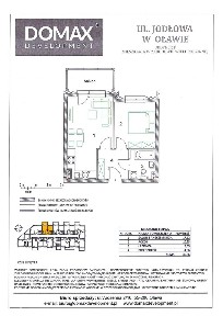 Mieszkanie dwupokojowe 35,86mkw z balkonem, F1/P2/5