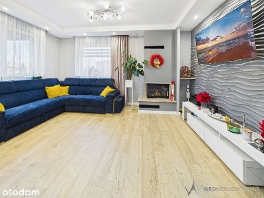 Bliźniak pod miastem| Kominek | Rekuperacja